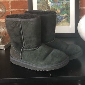 Black classic short Ugg boots size 5